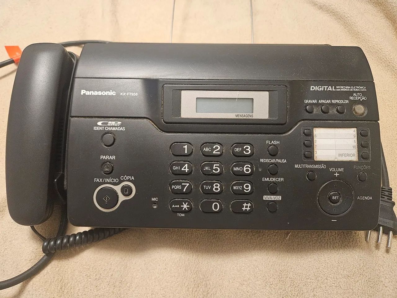 Fax Panasonic KX-FT938 - Foto 2
