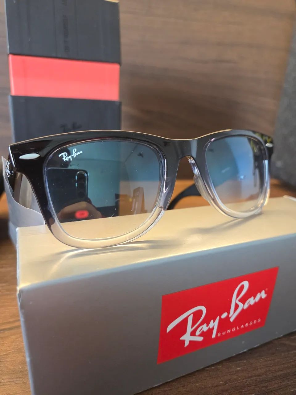 Óculos de Sol Rayban Wayfarer Custom Lab original