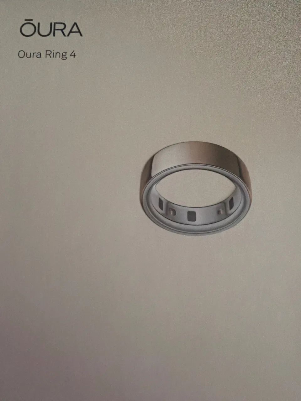 Oura Ring 4 novo na caixa (tamanho 9)