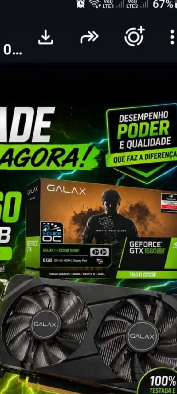PC Gamer Sorocaba i5 de oitava geração com placa de vídeo GTX1660 SUPER 6Gb  - Foto 3