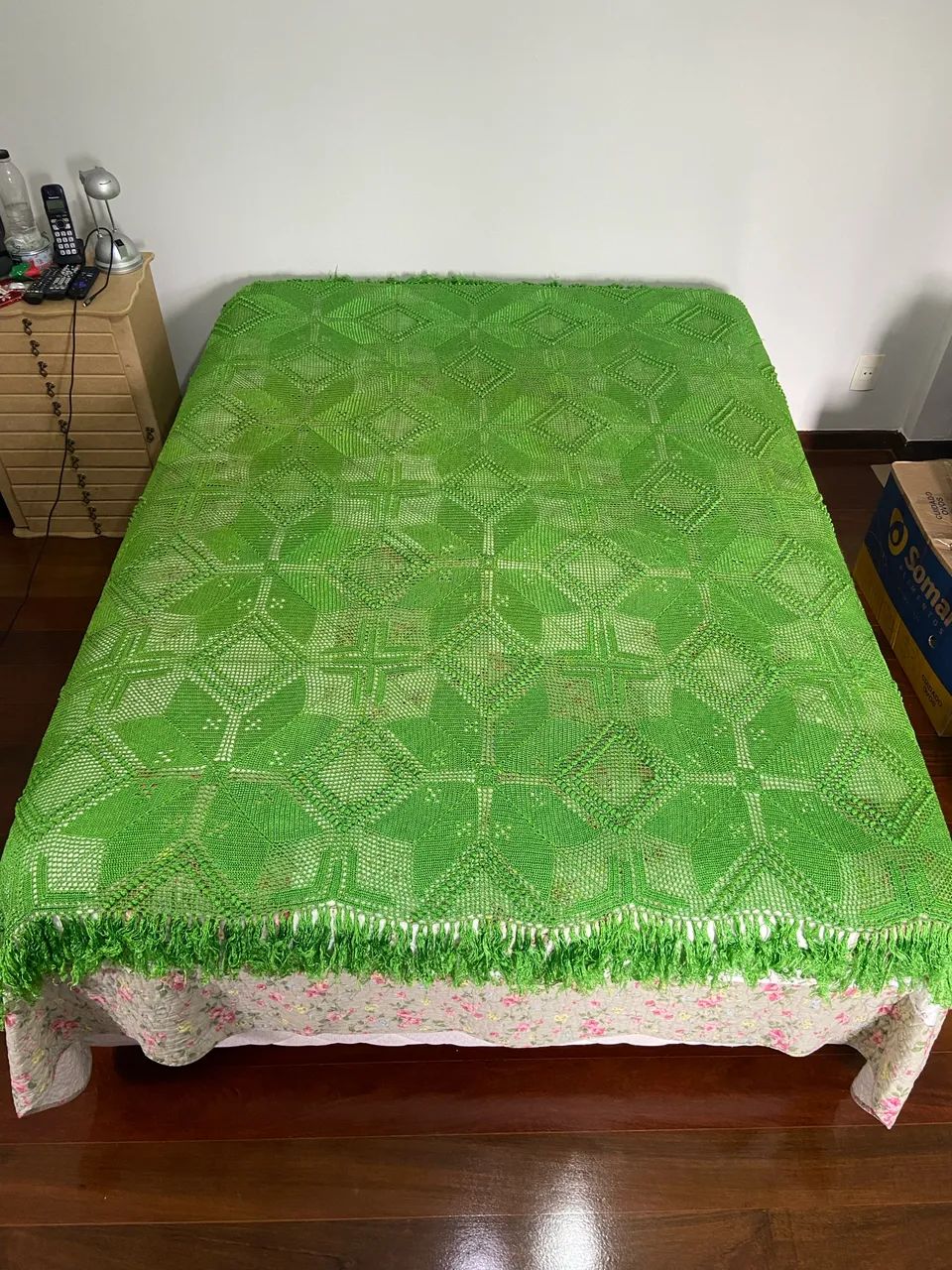 Colcha de crochê solteiro e casal - Foto 5
