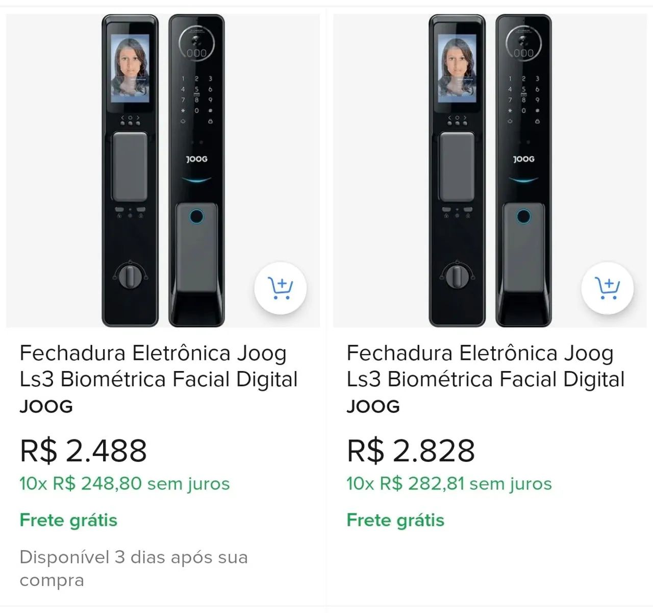 Fechadura eletrônica JOOG sem Uso - Foto 3