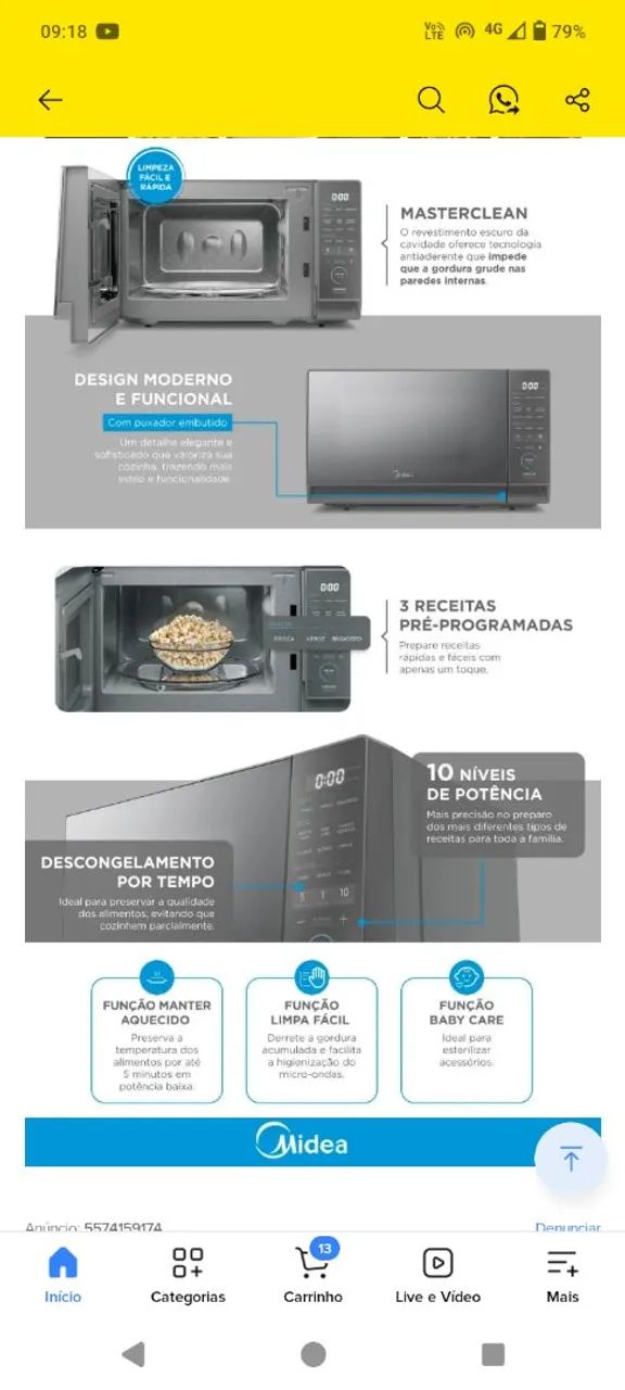 Microondas (Midea) - Foto 3