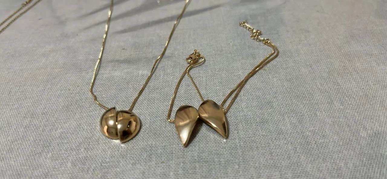 Conjunto Dourado Orgânico (Colar + Pulseira + Brinco) - Foto 3