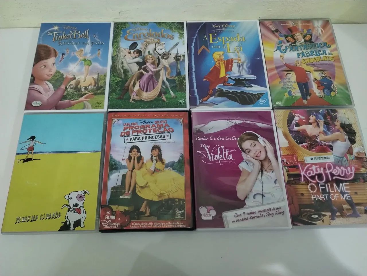 Lote 8 DVDs Originais, Infantil e Juvenil. Desenhos e Filmes 