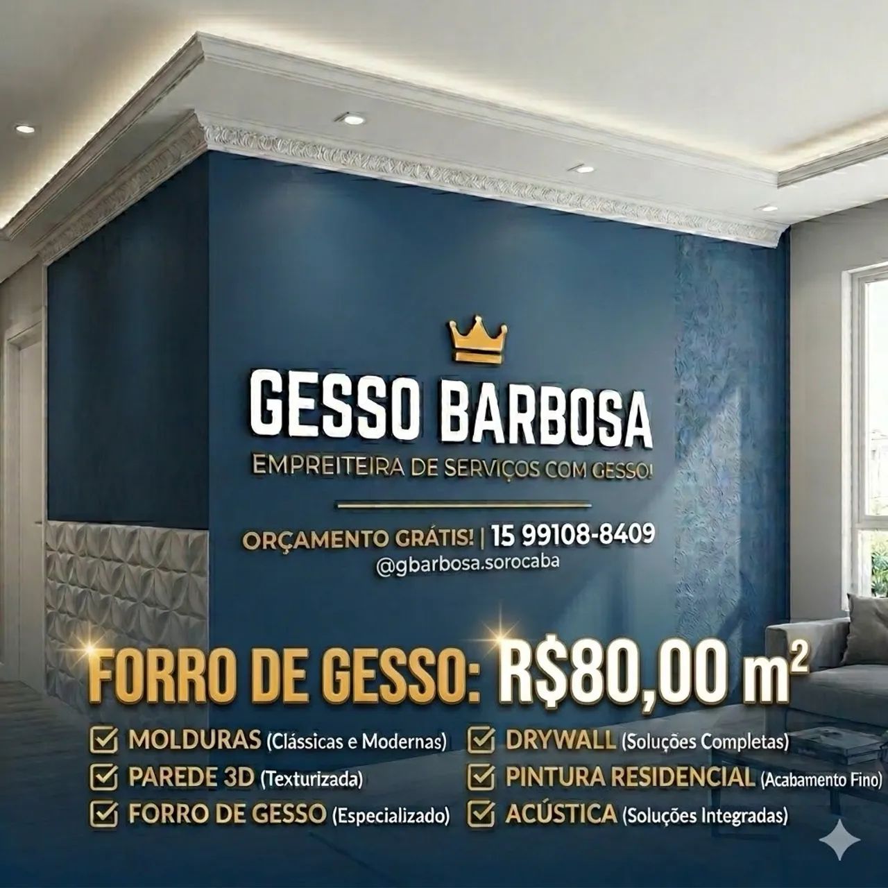 Gesso e Pintura