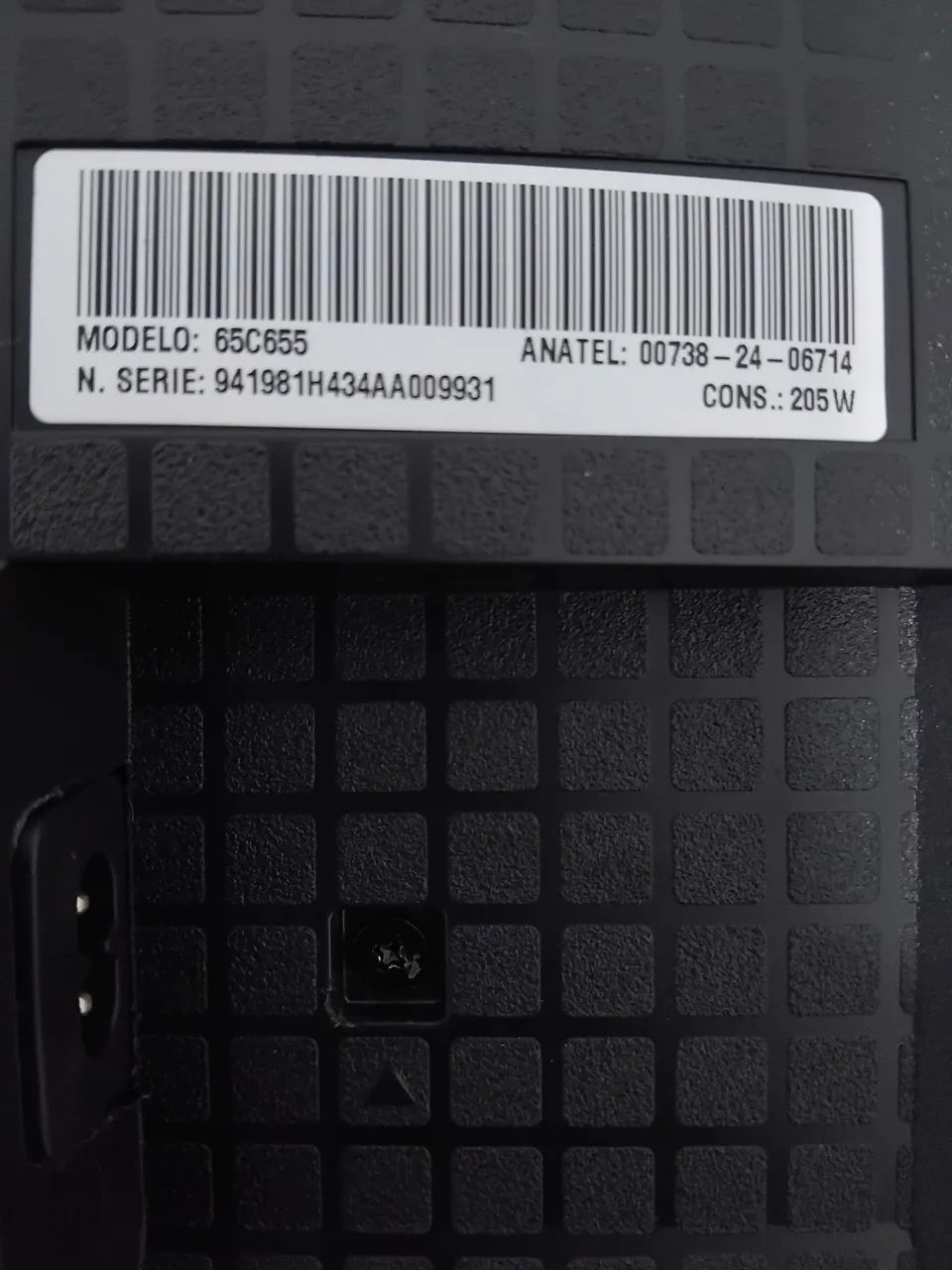 Tv tcl 65 polegadas,retiradas de peças, tela trincada - Foto 3
