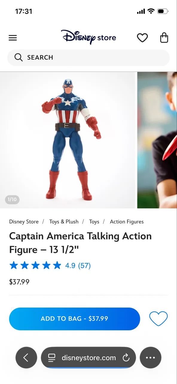 Action figure Capitão América importado  - Foto 5