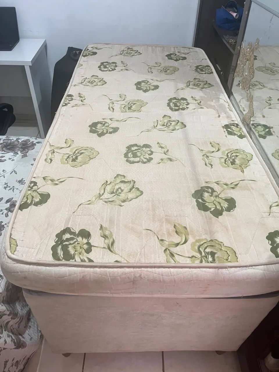 Cama box solteiro e colchão  - Foto 2