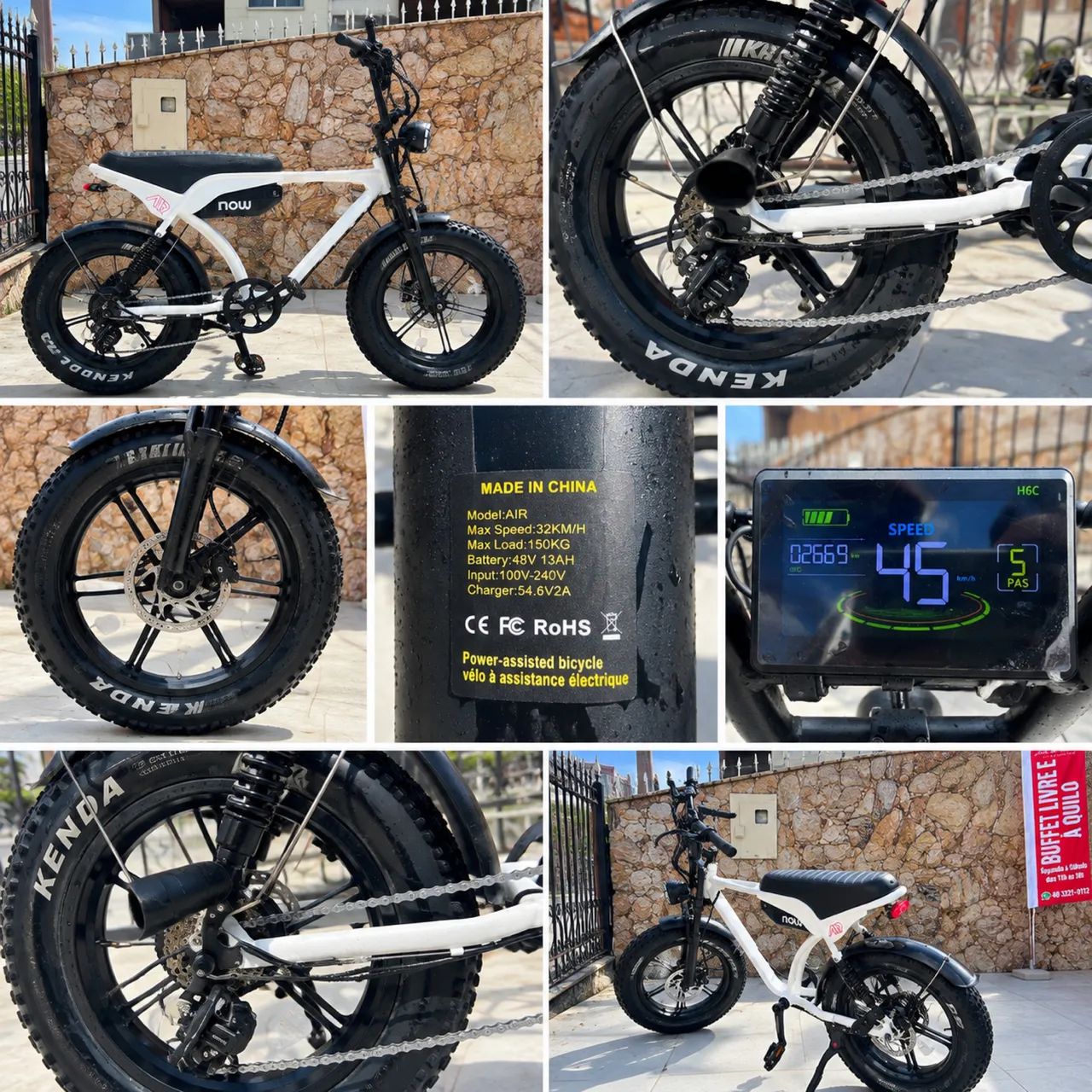 BICICLETA ELETRICA INOW| Autonomia e Potência 