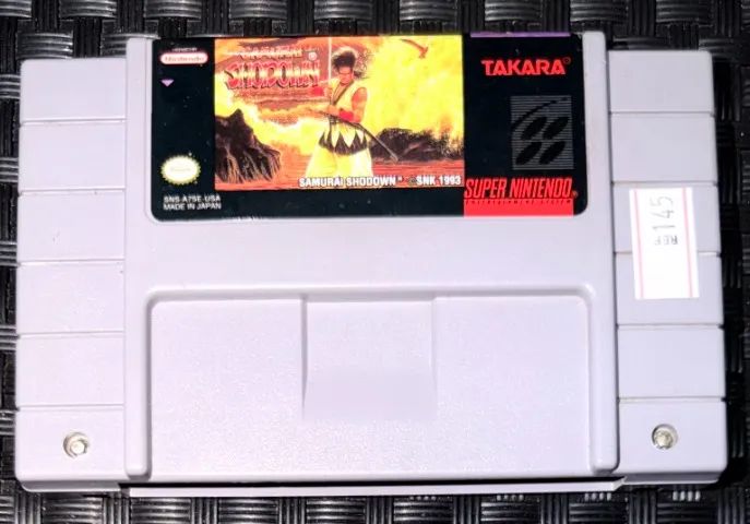 Samurai Shodown Original SNES Super Nintendo