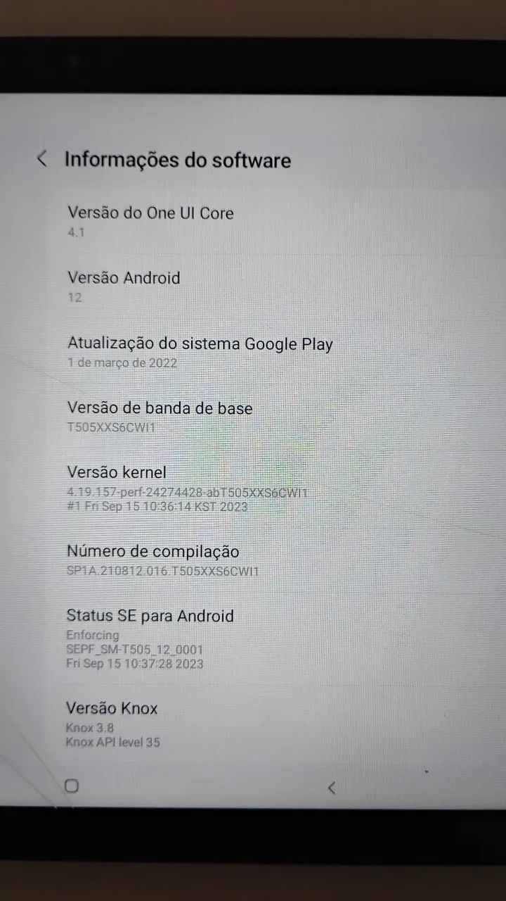 Samsung Tablet T505 4g 10 polegadas Tela Trincada - Foto 2