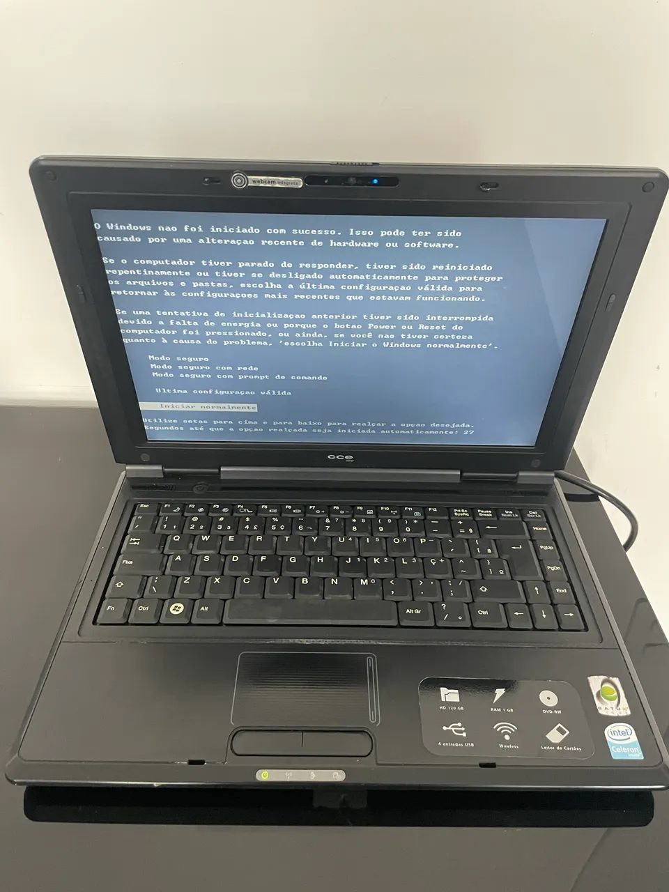 Notebook CCE T52C 1GB Ram 120GB Armazenamento - Foto 4