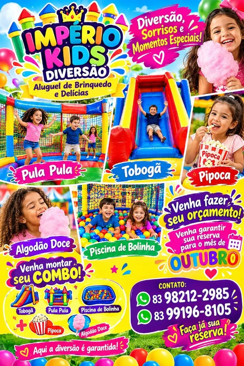 Império kids  alugamos brinquedos 