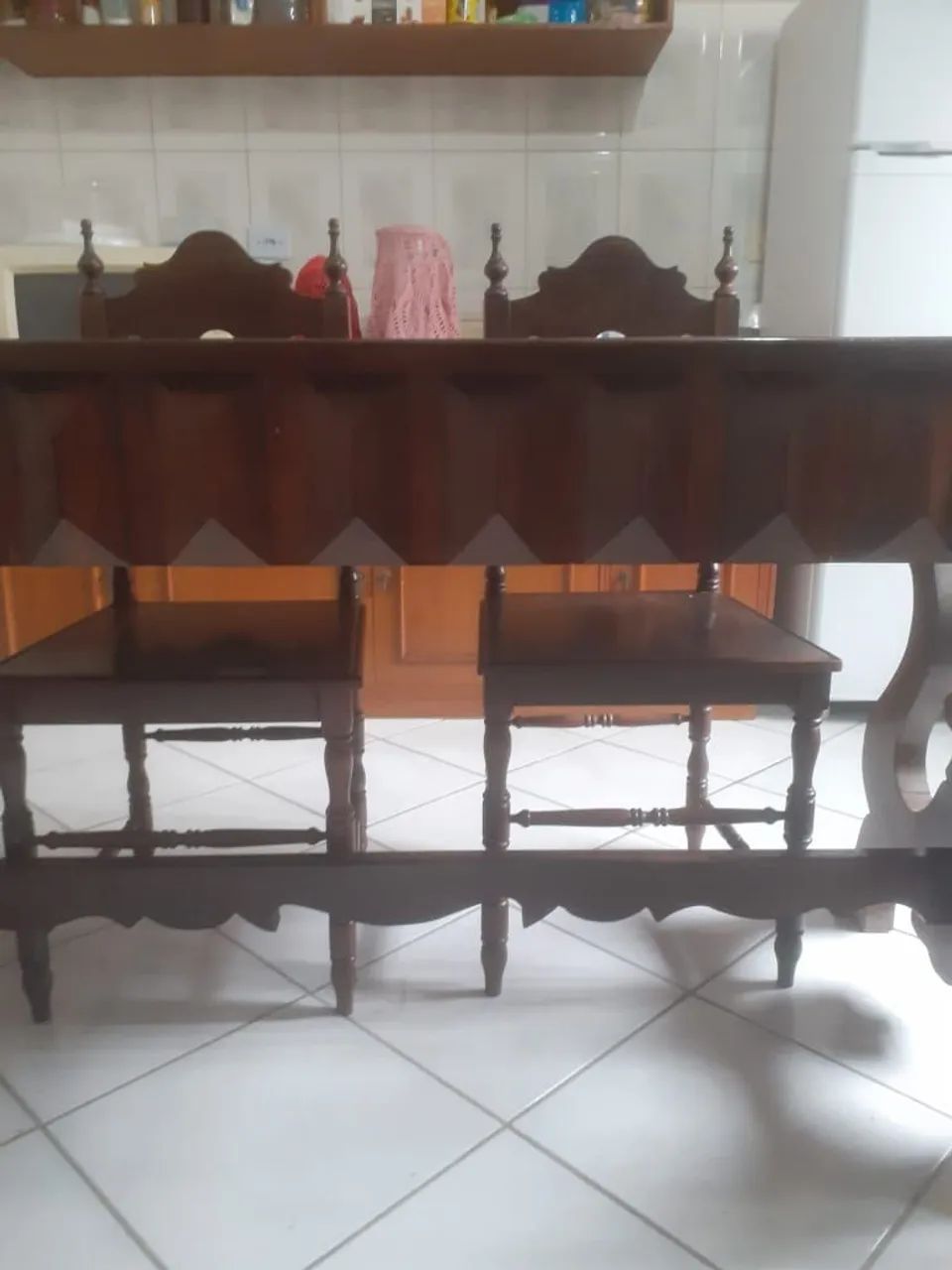 Mesa de jacarandá entalhada entrega grátis para sp - Foto 5