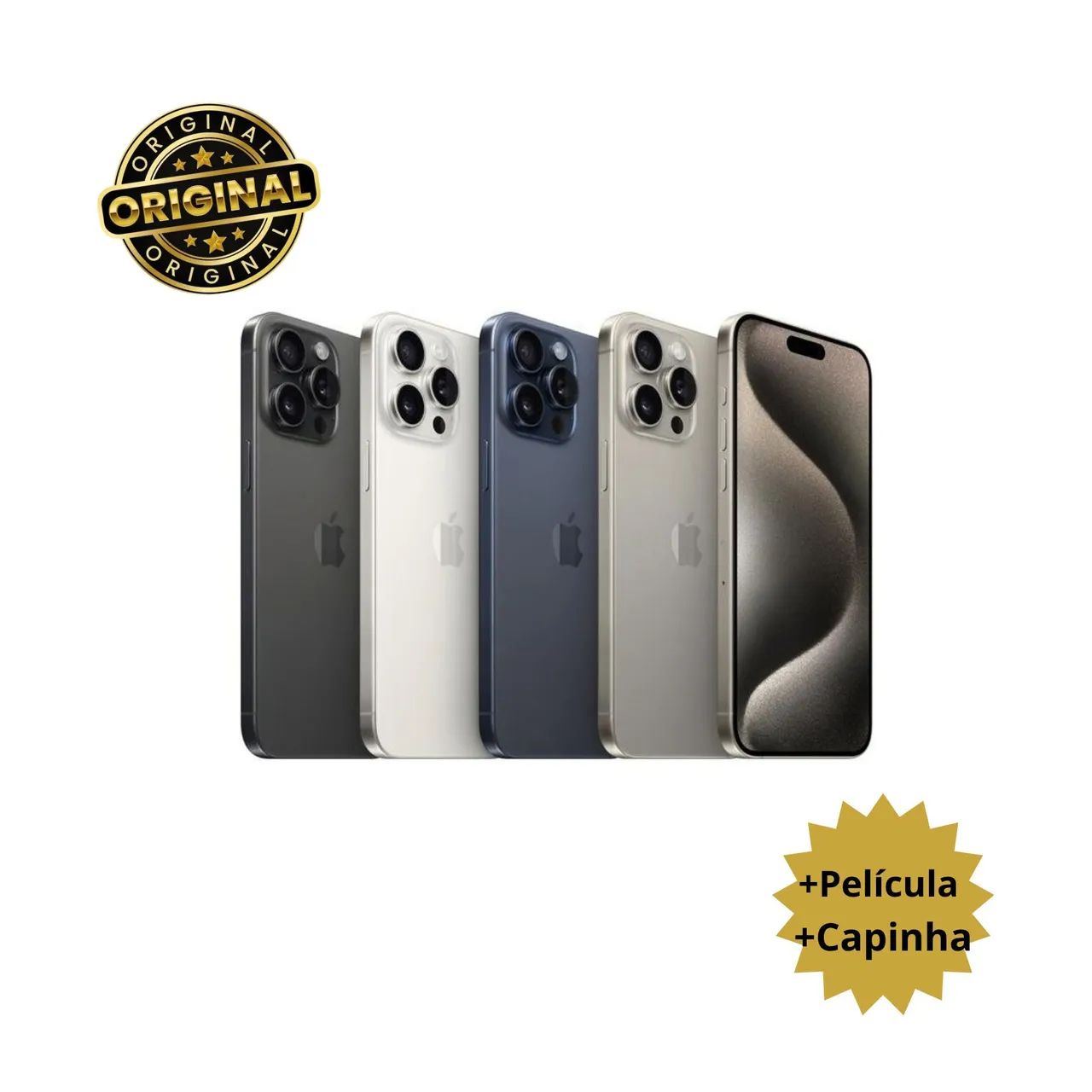 Iphone Apple novo Original 15 Pro Max 256gb Caixa Lacrada com Nota