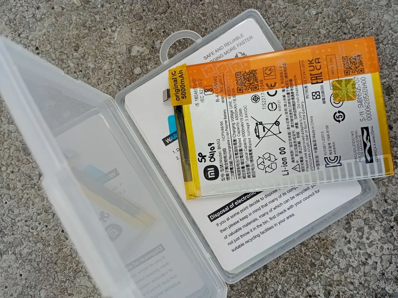 Bateria modelo BN5Q para Redmi 13C, Poco C65, Poco M6 e Redmi 13R - Foto 5