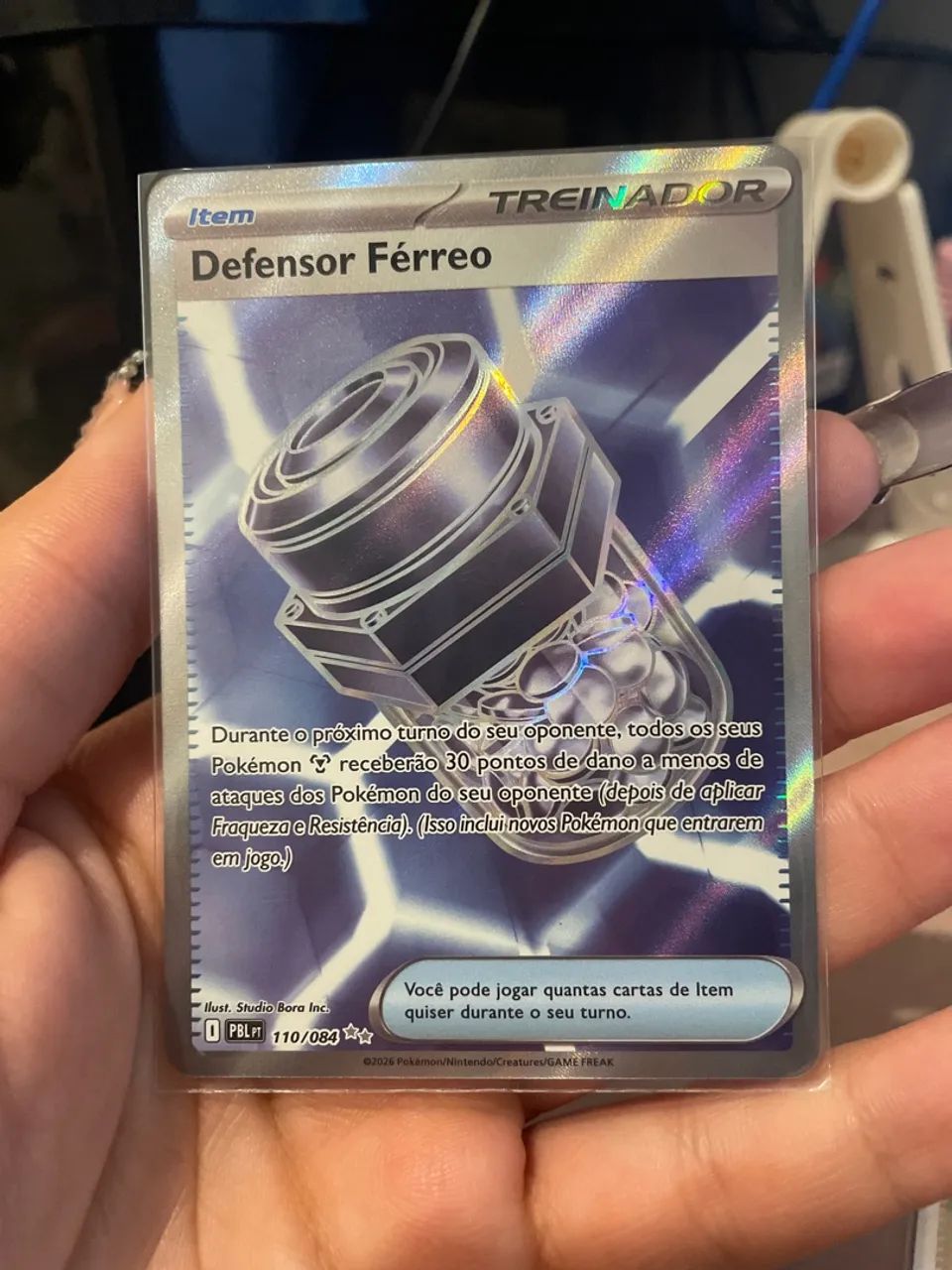CARTA POKEMON DEFENSOR FÉRREO