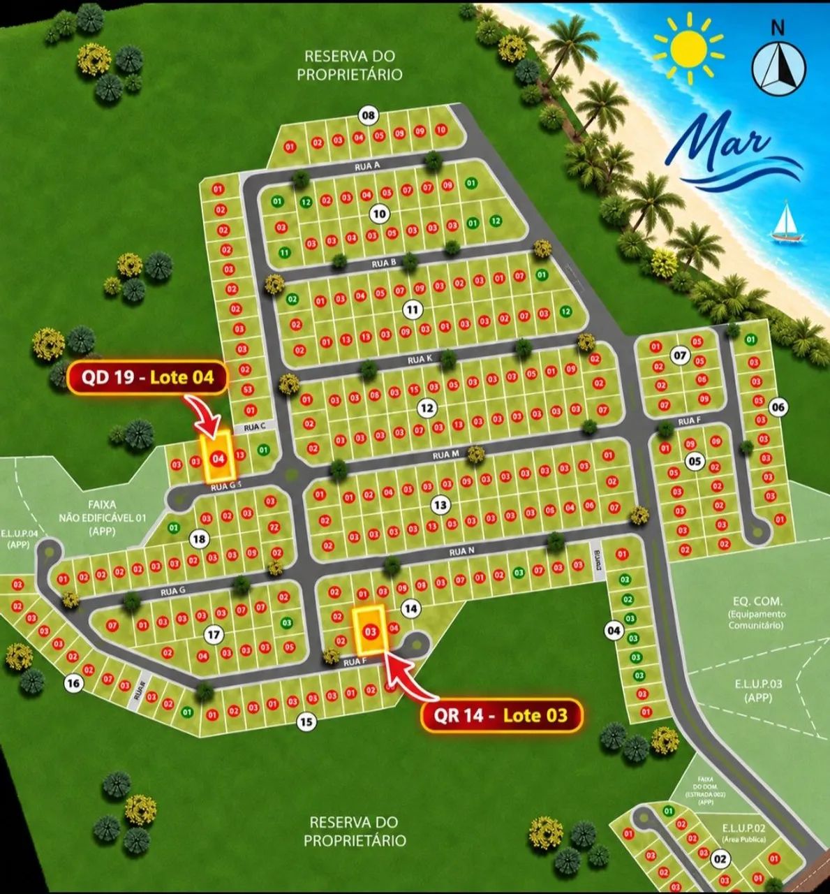Vendo lotes Palm Garden I