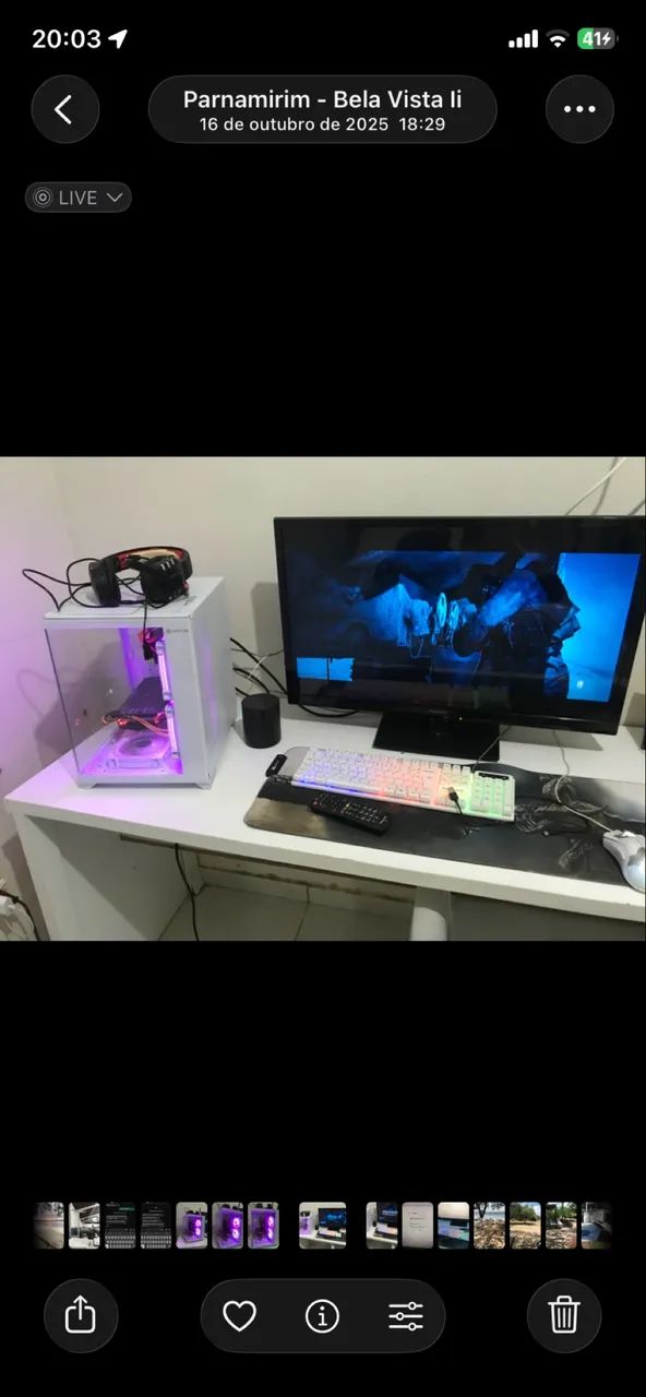 Mouse pad e teclado  - Foto 2
