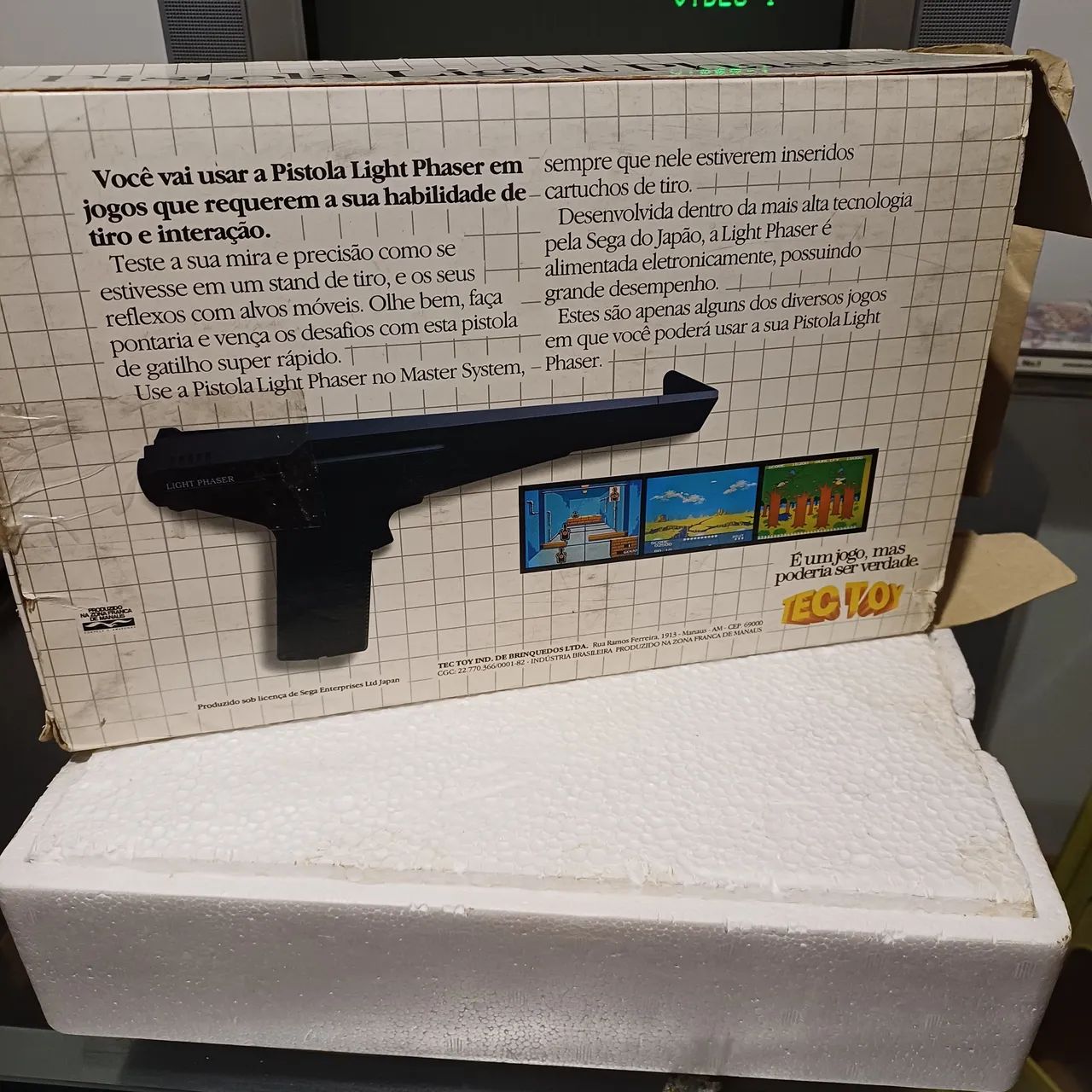 Pistola Master system Na Caixa - Foto 4