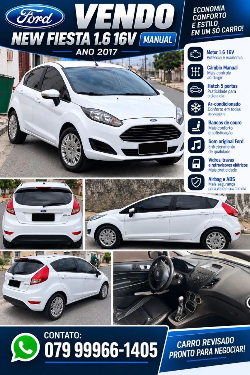 Ford Fiesta 1.6 16V FLEX 2017