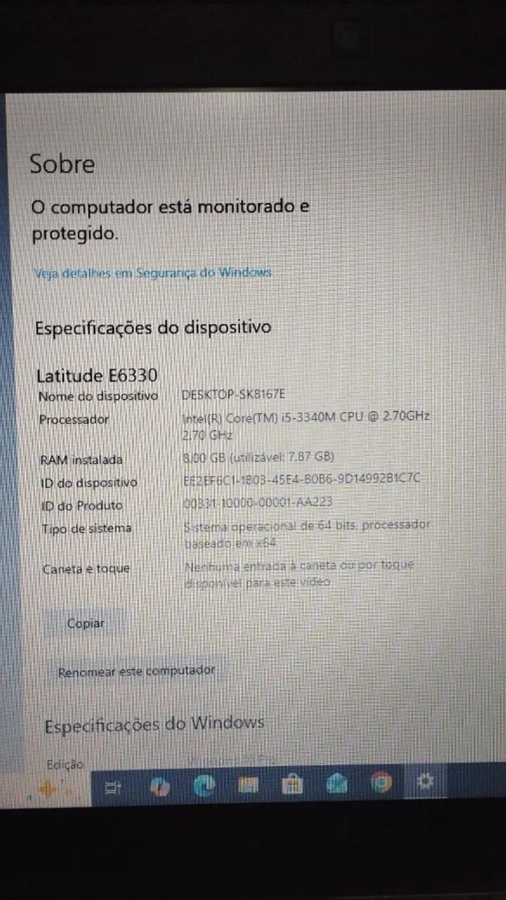 Notebook Dell - Latitide E 6330           - Foto 4