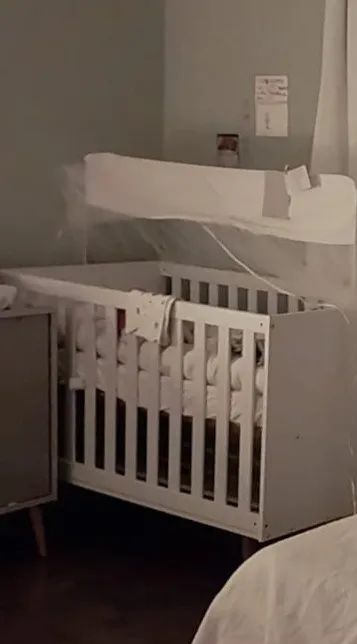 Berço com três opções de altura (vira mini cama), e colchão hipoalergênico/impermeavel  - Foto 3