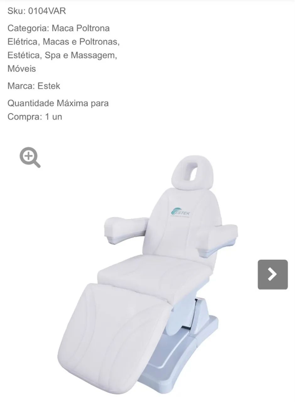 Maca Poltrona Elétrica 3 motores  - Foto 3