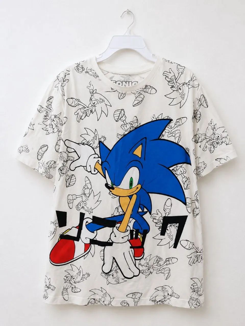 Camisa Sonic infantil tam8 