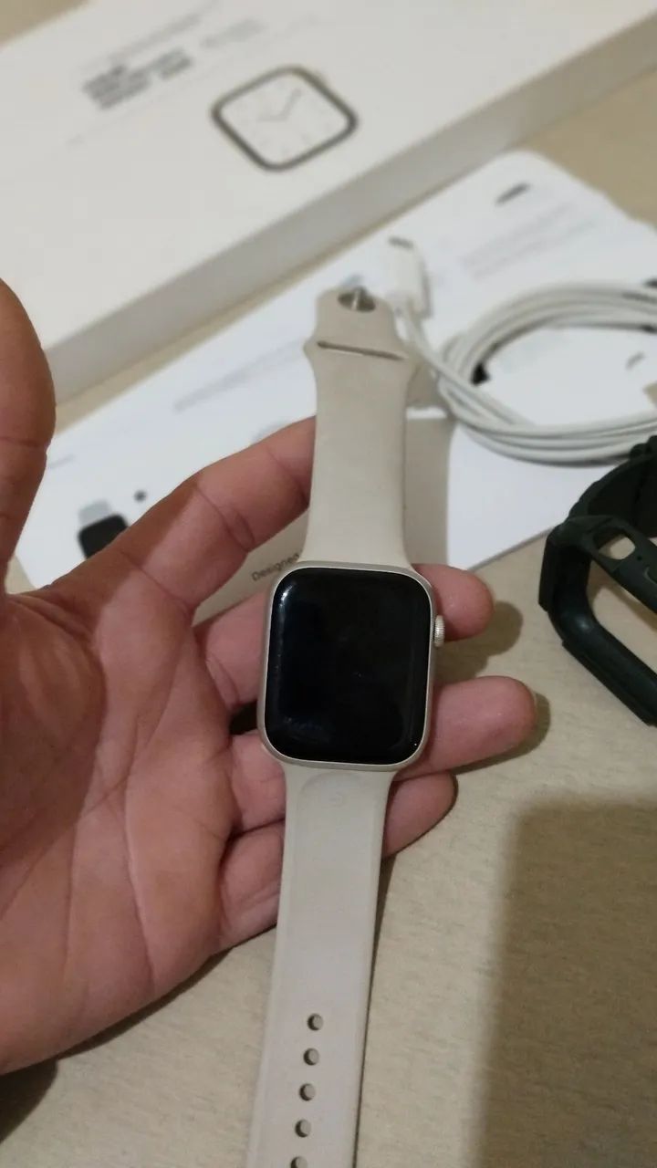 Smartwatch Apple Celular e GPS 45mm série 7  - Foto 5