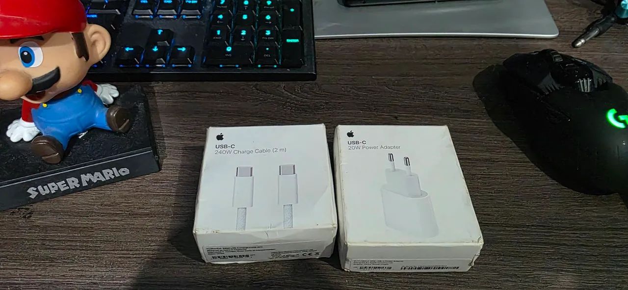 Carregador e cabo 2m Apple  (original) - Foto 3