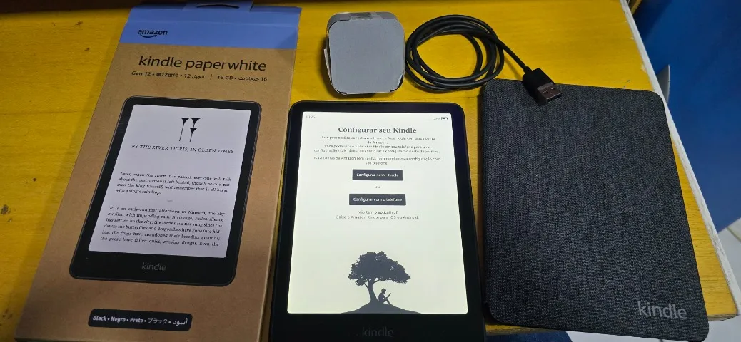 Novo Amazon Kindle Paperwhite 12 Gen 16gb Tela 7 Lançamento Preto