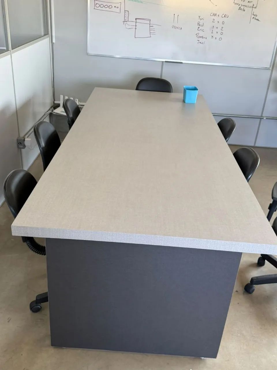 Mesa reunião de trabalho MDF  - Foto 3