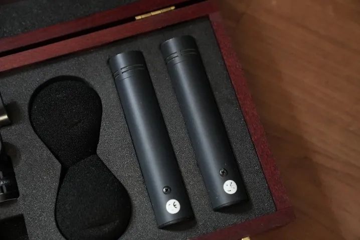 Microfone Condensador Prateado Neumann Km184 (Par) com Caixa de Madeira - Foto 5