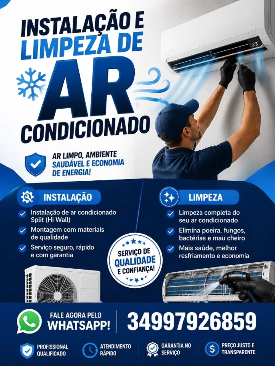 Instalação de ar condicionado