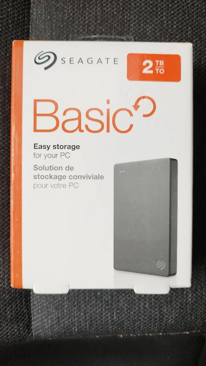 HD Externo 2T Seagate NOVO