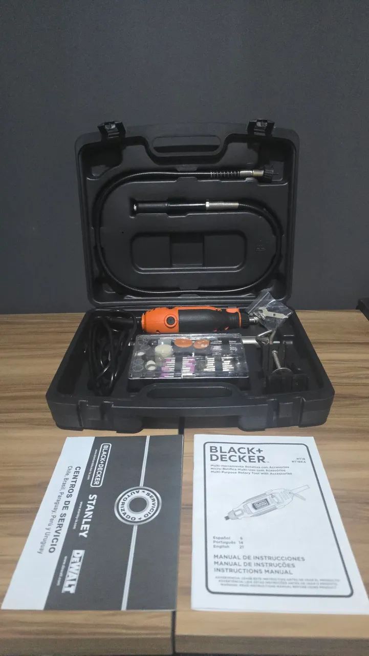 Micro Retifica Black Decker RT18KA - Foto 5