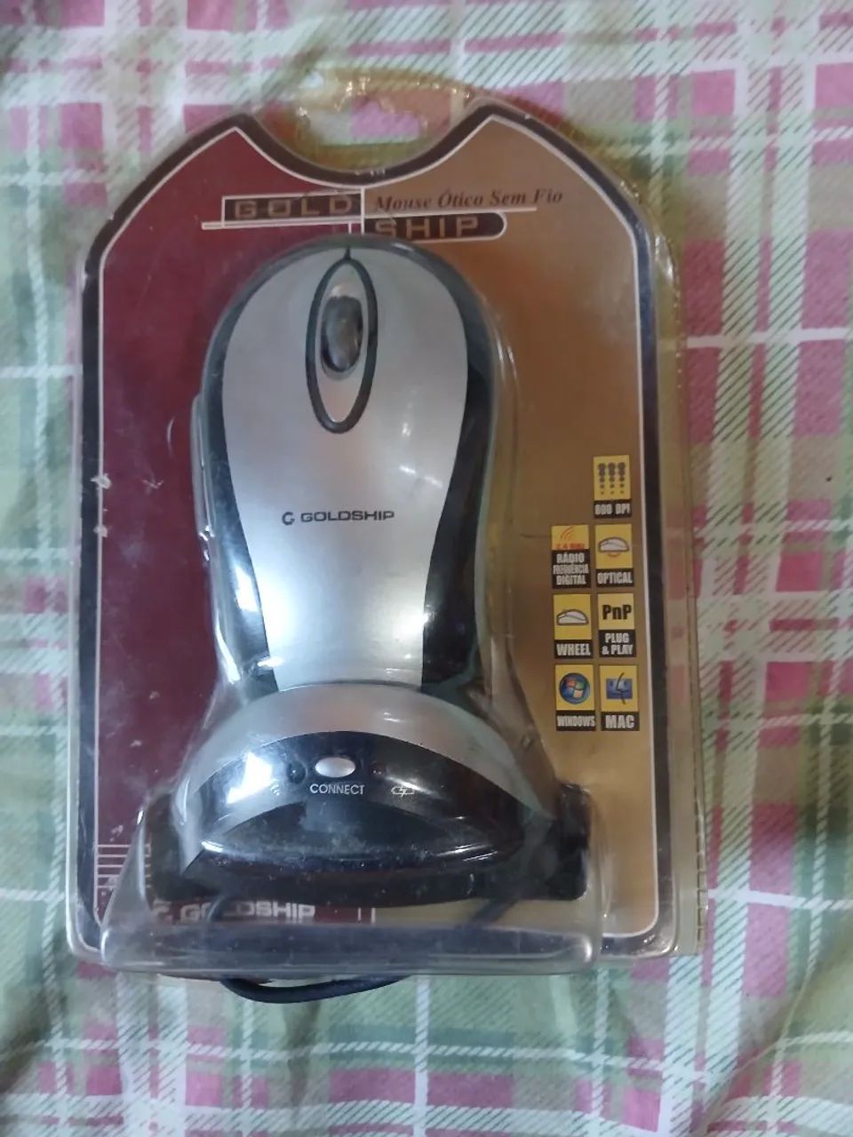 Mouse Ótico sem fio Gold Ship - Foto 3