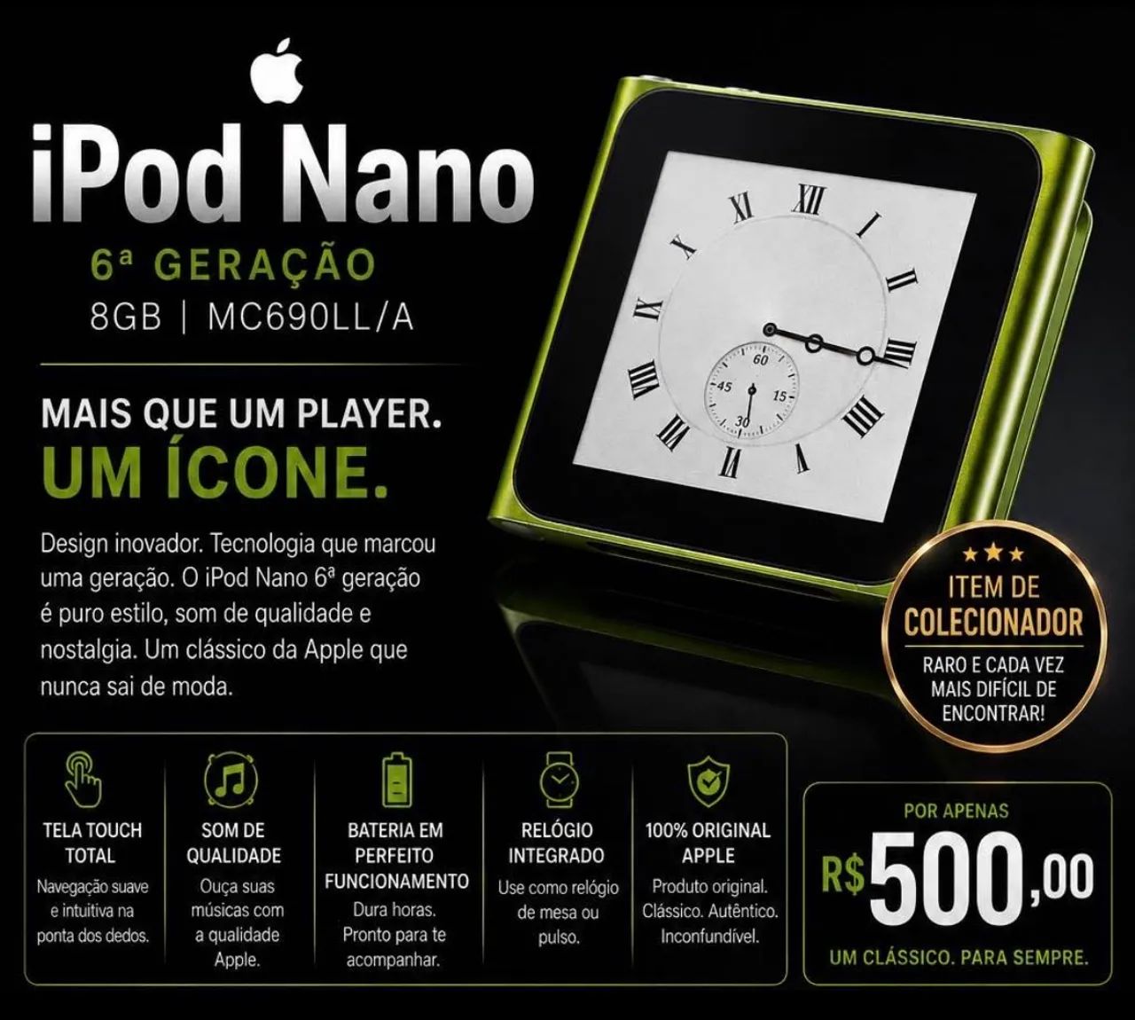 Ipod Nano 6ª geração - Foto 2