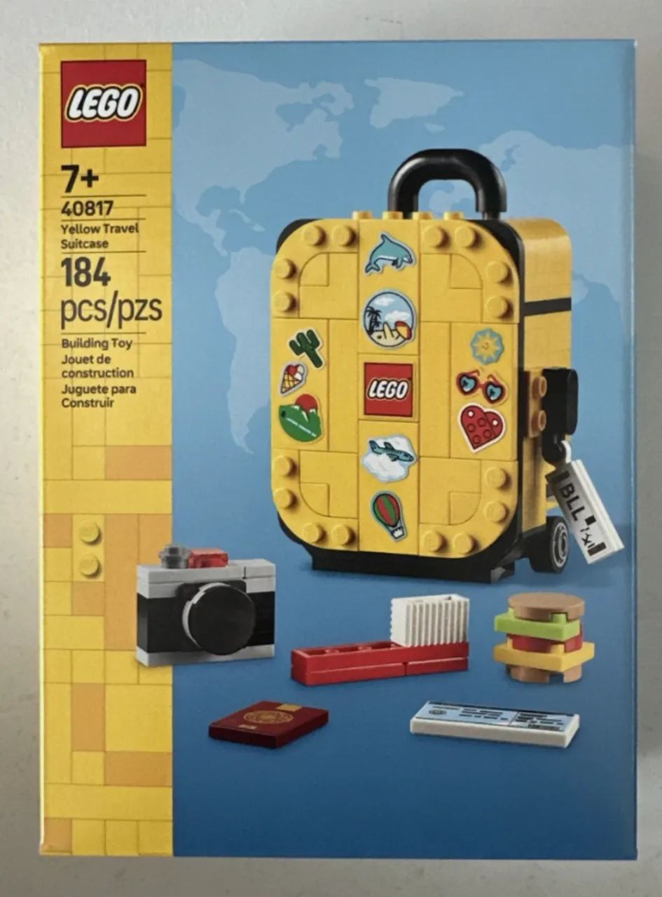 Lego mala de viagem amarela 40817
