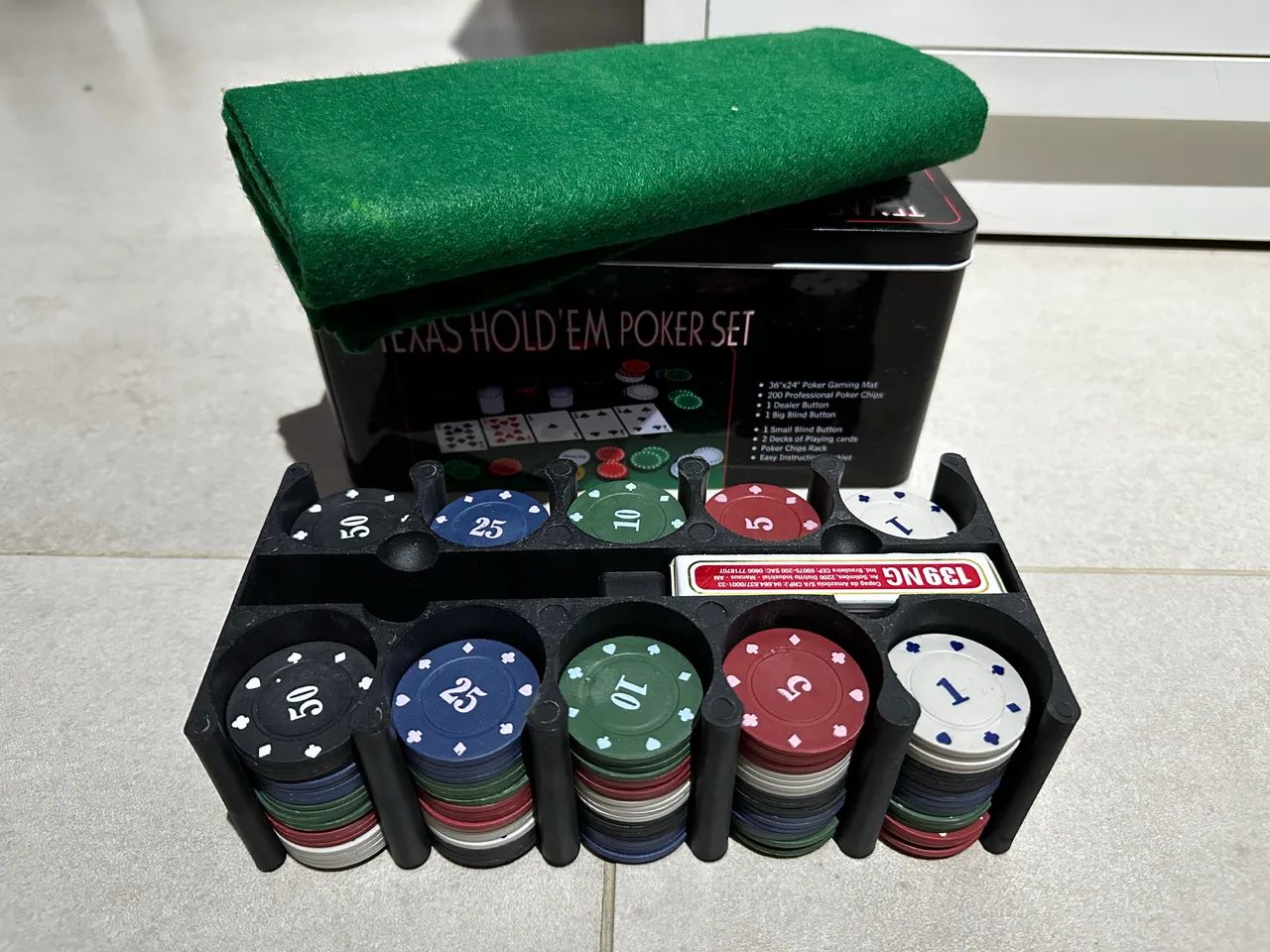 Conjunto de Poker Texas Hold'em