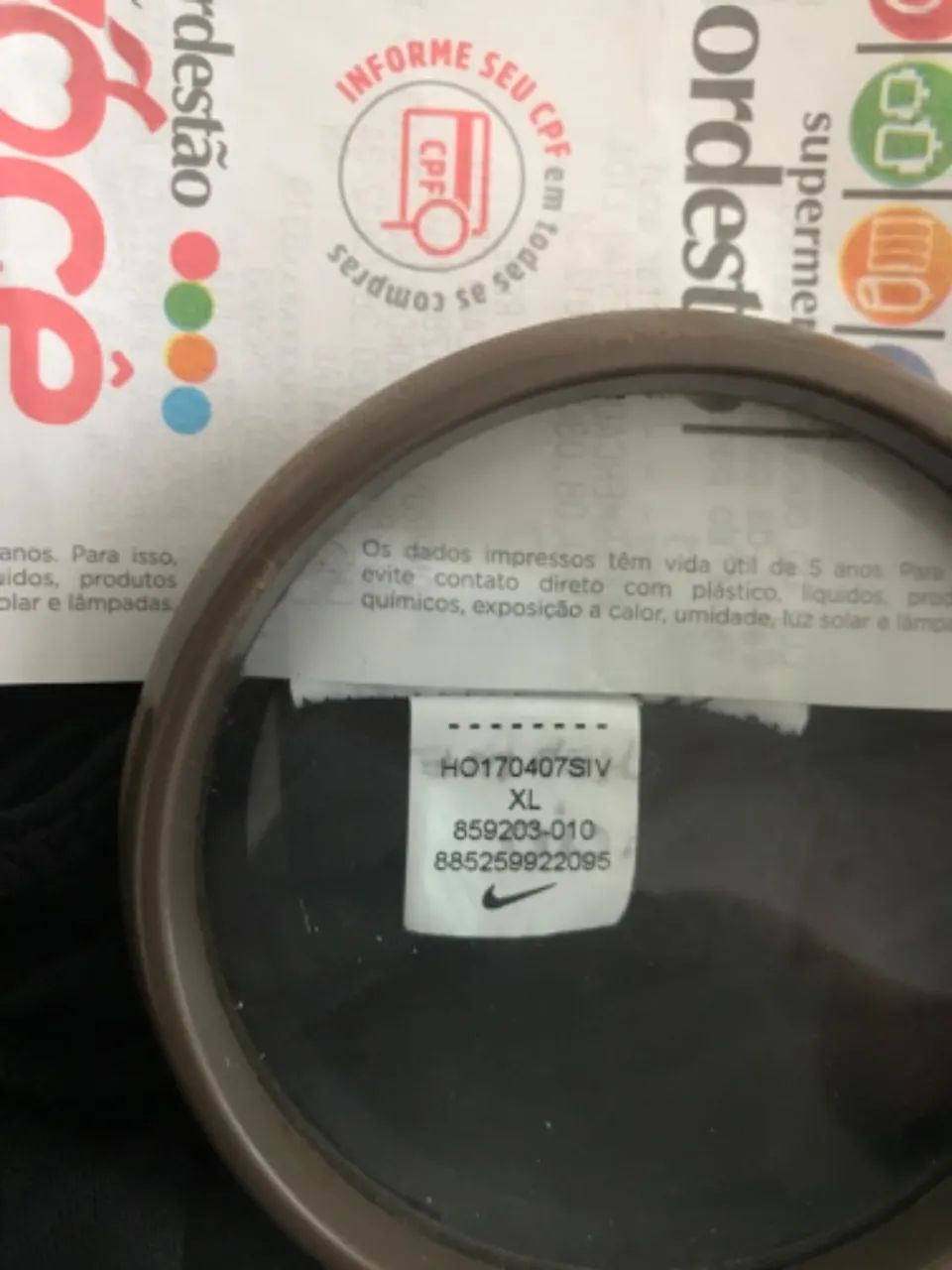 Short Nike Challenger Dri-FIT Running - Bolso c/ Zíper - Tam XL (GG) Preto Novíssimo  - Foto 5