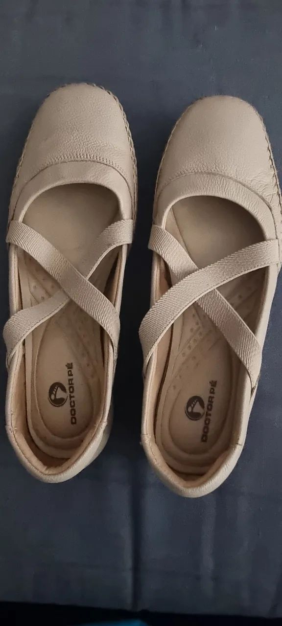 SAPATO FEMININO CONFORTO EM COURO LEGÍTIMO DOCTOR PÉ - Número 37 