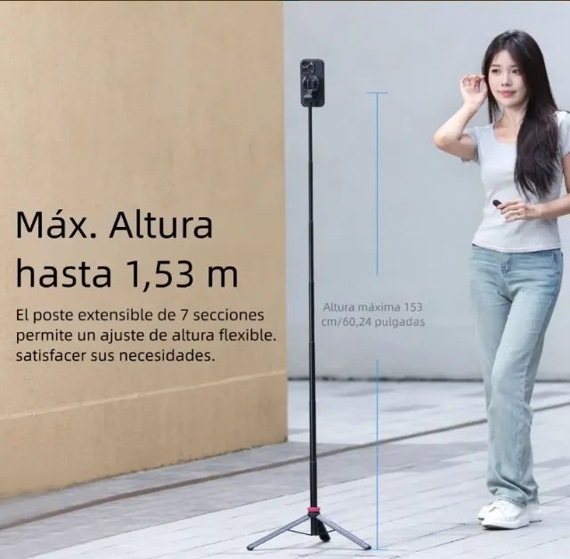 Tripé De Telefone Ulanzi Mt-84, Bastão De Selfie Magnético - Foto 3