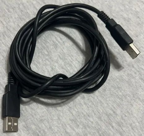 Cabo USB A macho para USB A macho de 3 metros