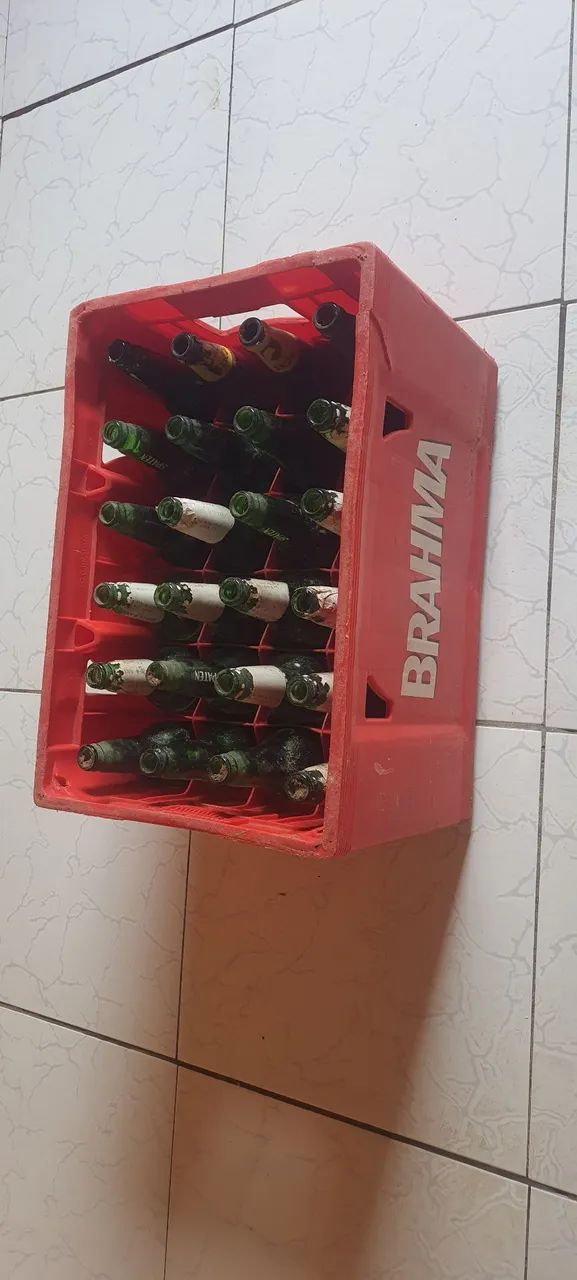 Grade com 24 cascos cerveja 600 ml