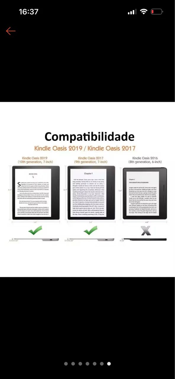 Capa para Kindle Oasis 10° geração 2019 - Foto 2