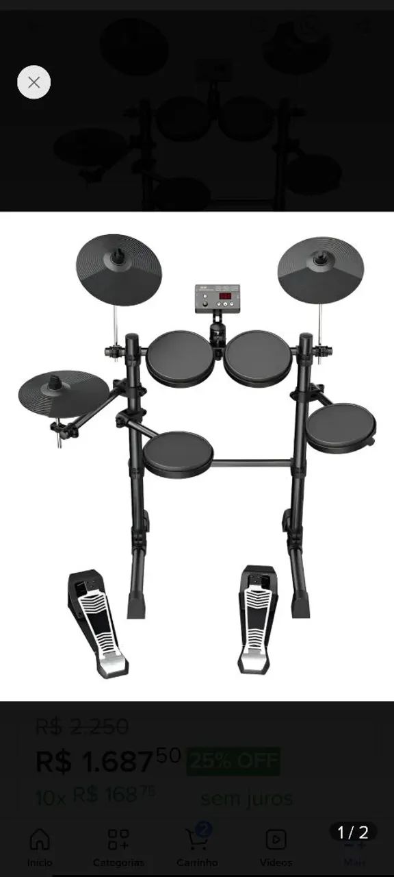 Vendo Bateria Eletronica