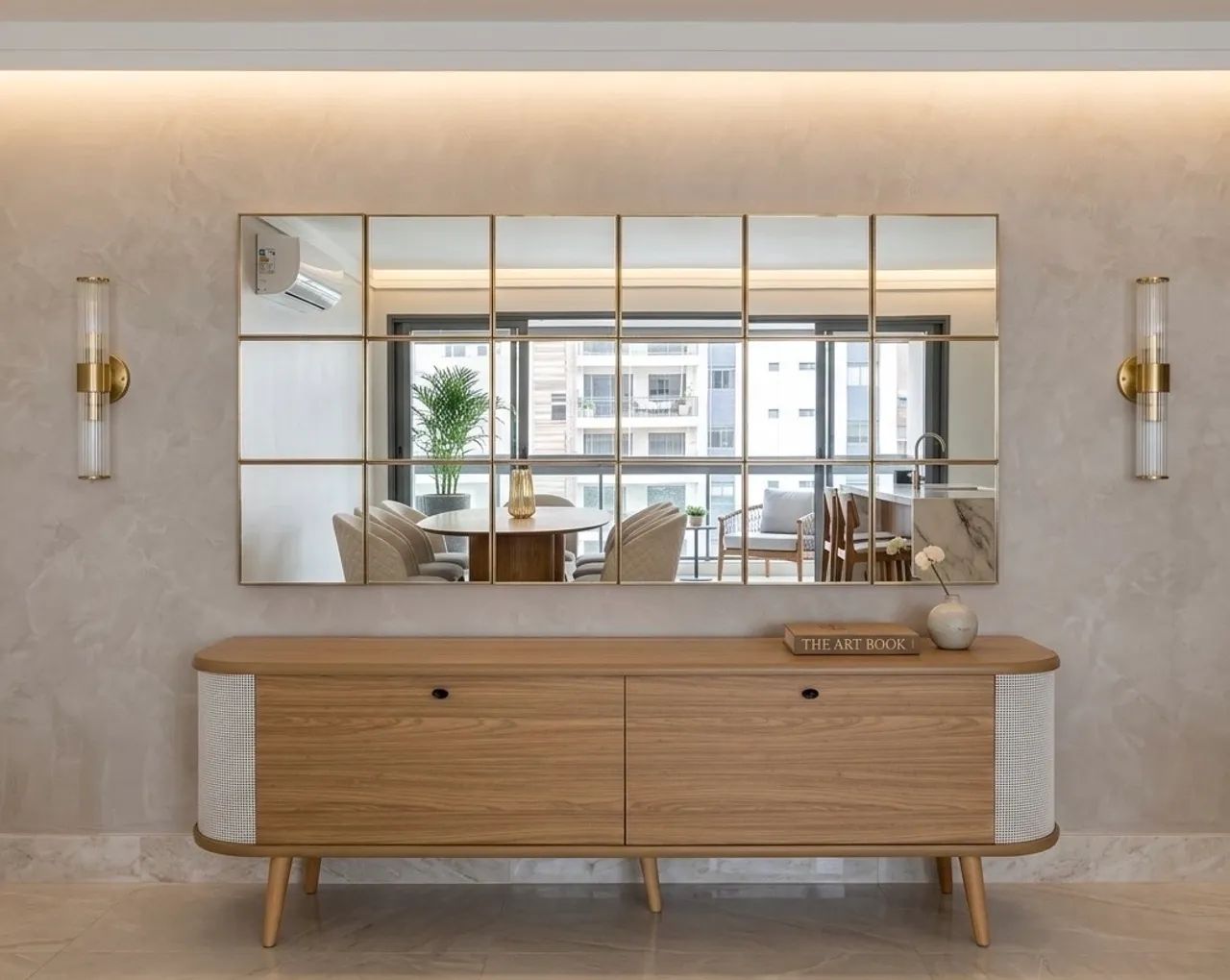 Lindo Painel de Espelho Decorativo Mosaico - Foto 3